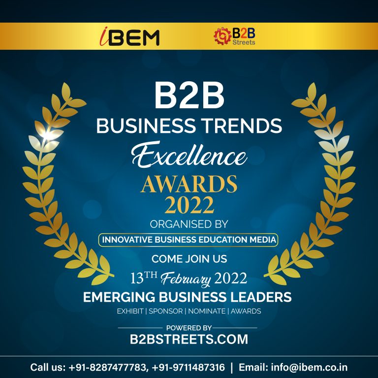 B2B Business Trends Excellence Awards in January 2022, Nominations Open for Business Leaders