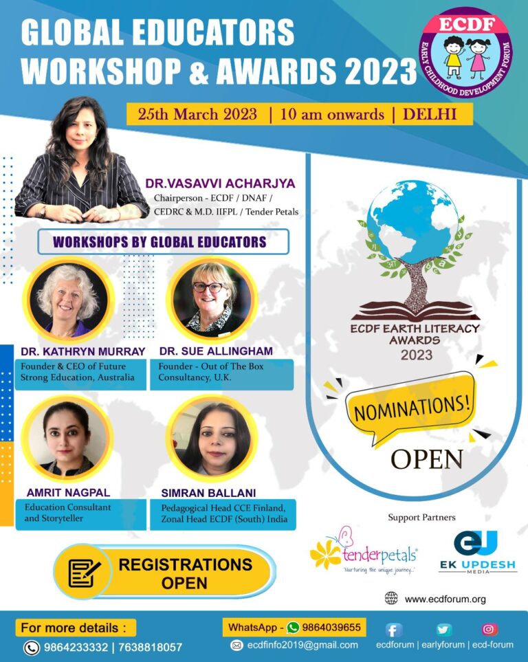 ECDF Global Educators Workshop and Awards 2023 at Leela Ambience Convention Hotel, Delhi on Saturday 25th March 2023