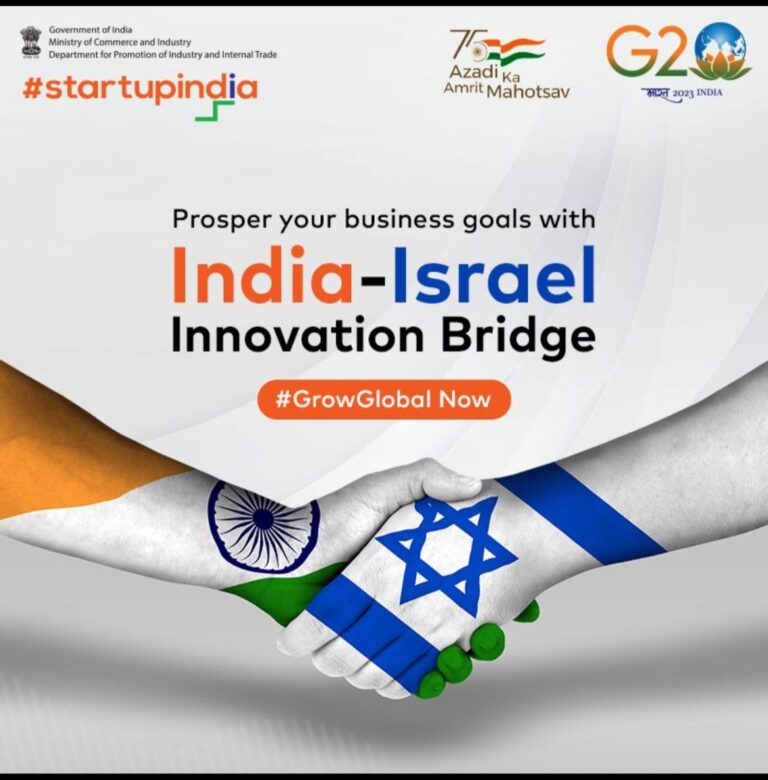 Prosper your business goals with the dynamic India-Israel Innovation Bridge!